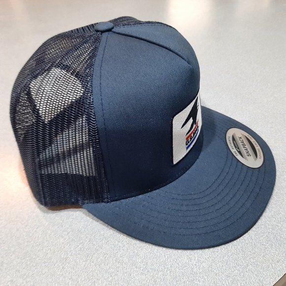 United States Post Office Yupoong Flat Bill Mesh B - Picture 3 of 5